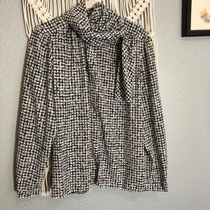 Vintage Nordstrom tie neck Blouse